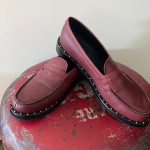 Studded Loafers